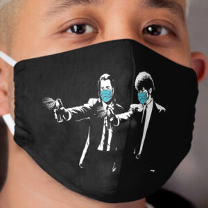 Covid Fiction Spray Cloth Face Mask