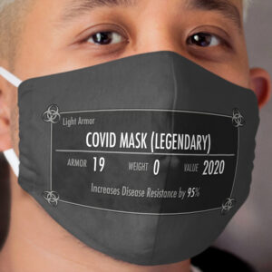 COVID Cloth Face Mask (Legendary) - Increases Disease Resistance Cloth Face Mask