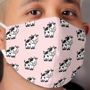 Cow Cloth Face Mask