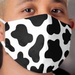 cow print Cloth Face Mask 2