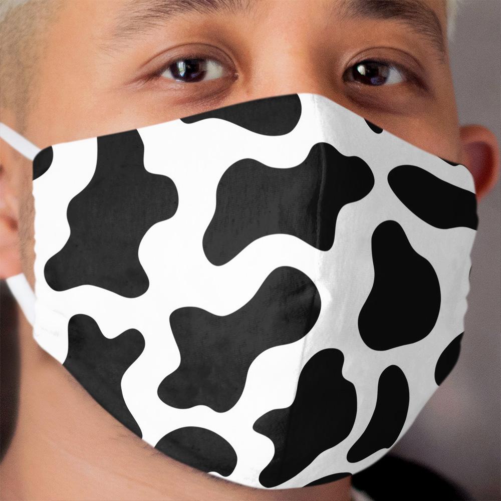 cow print pattern! Cloth Face Mask