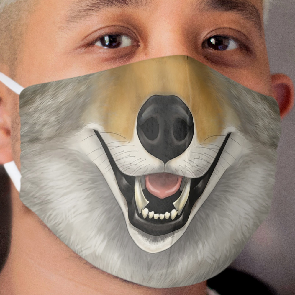Coyote Cloth Face Mask