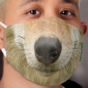 Coyote Snout Cloth Face Mask