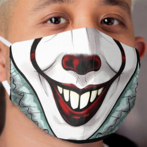 Crazy Clown Cloth Face Mask
