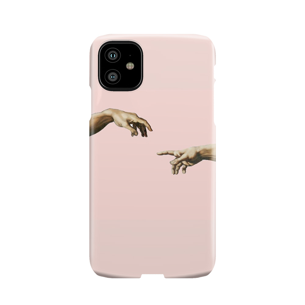 Creation Of Adam - Pink Edit Phone Case