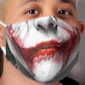 Creepy Halloween joker Cloth Face Mask