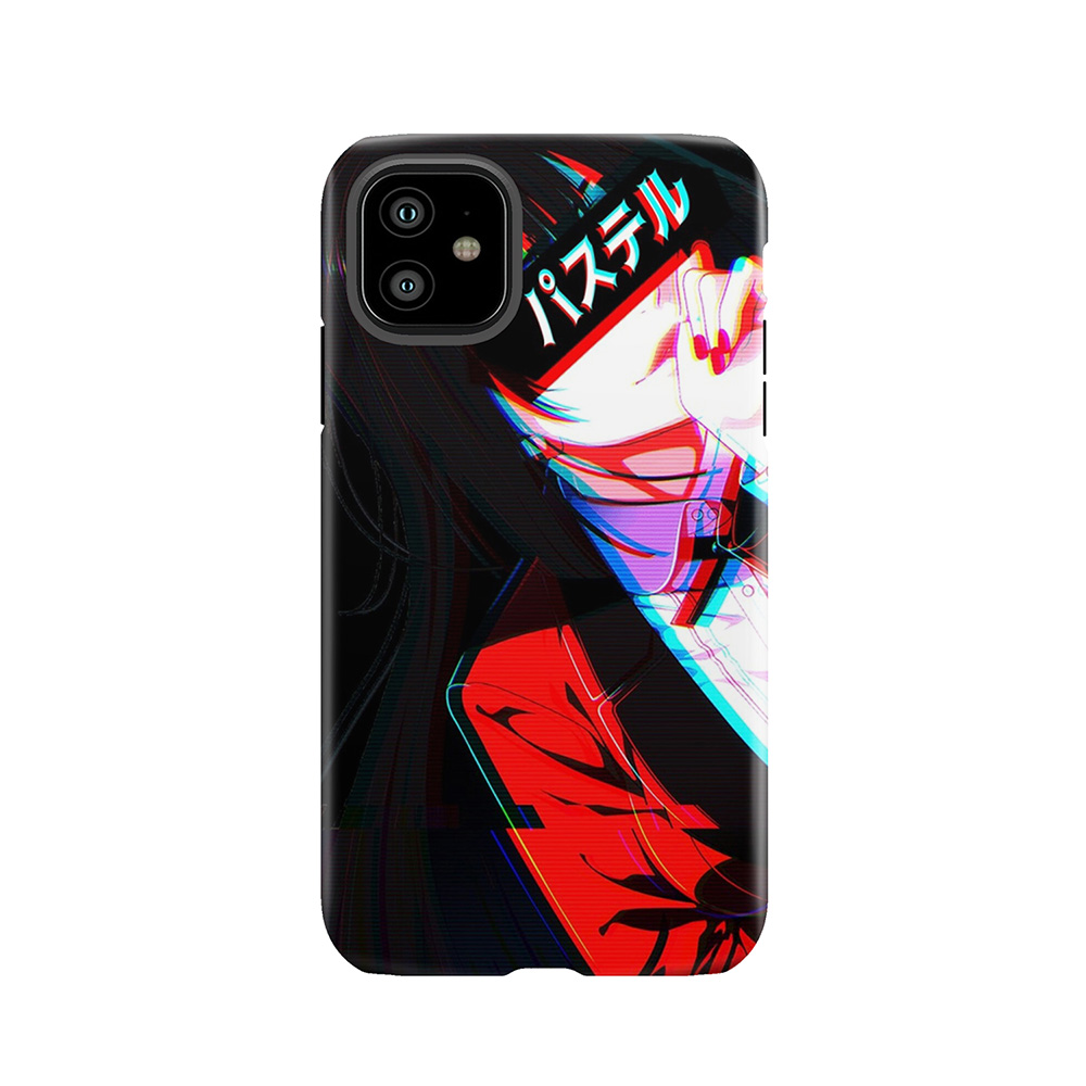 Crimson - Aesthetic Cyberpunk Kakegurui Design Tough Phone Case