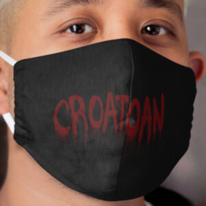 Croatoan Cloth Face Mask - Black Cloth Face Mask
