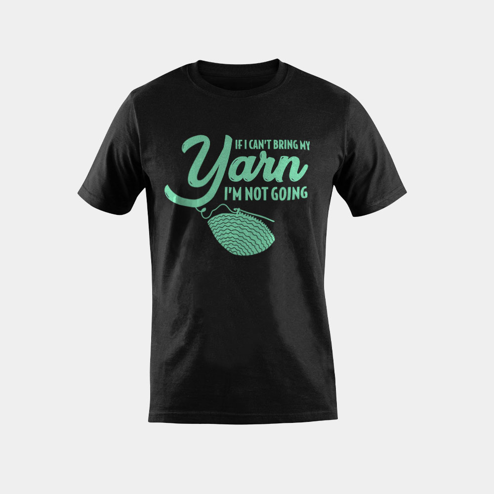 Crocheting Knitting Yarn T-Shirt