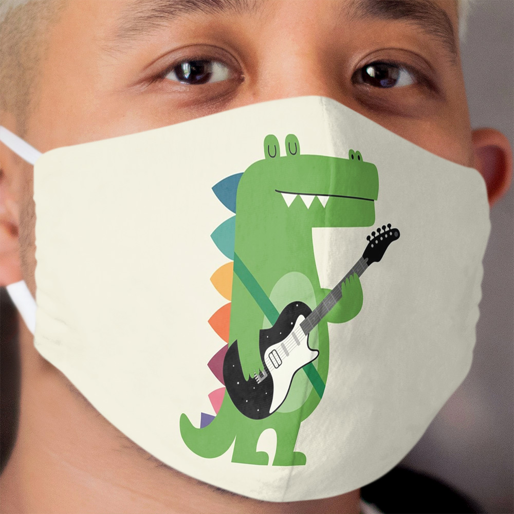Croco Rock Cloth Face Mask
