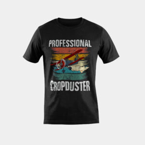 Cropdusting Professional Champion Vintage Fart Crop Duster T-Shirt