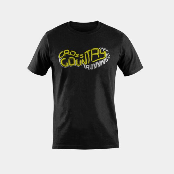 Cross Country Running Shoe Imprint CC Runner Gift Idea T-Shirt