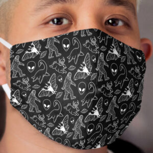 Cryptid Pattern Cloth Face Mask