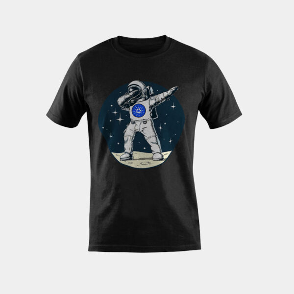 Cryptocurrency Talk - Fun Cardano ADA Dabbing Sapce Man T-Shirt