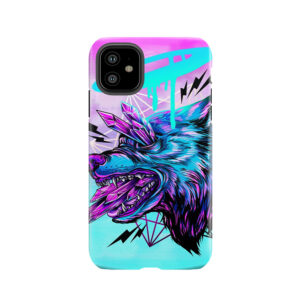 Crystal Wolf Tough Phone Case