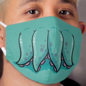 Cthulhu Monster Tentacle Mouth Cloth Face Mask