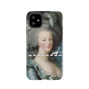 Cut Here - Marie Antoinette Tough Phone Case