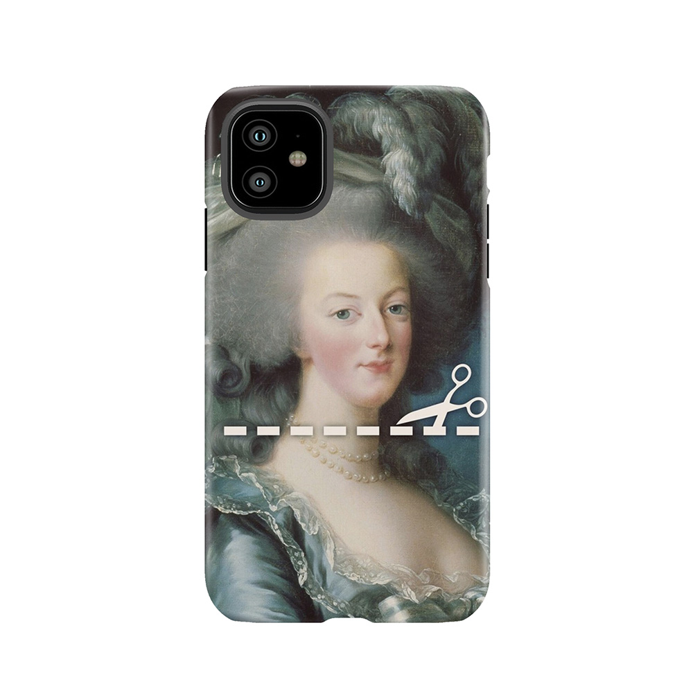 Cut Here - Marie Antoinette Tough Phone Case