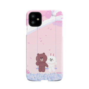 Cute Brown And Cony Swing Phone Case