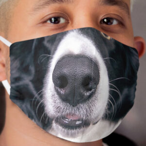 Cute Dog Face Nose Cloth Face Mask