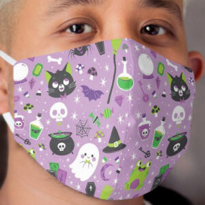 Cute Halloween pattern Cloth Face Mask
