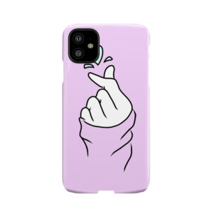 Cute Heart~ Pastel Purple Phone Case