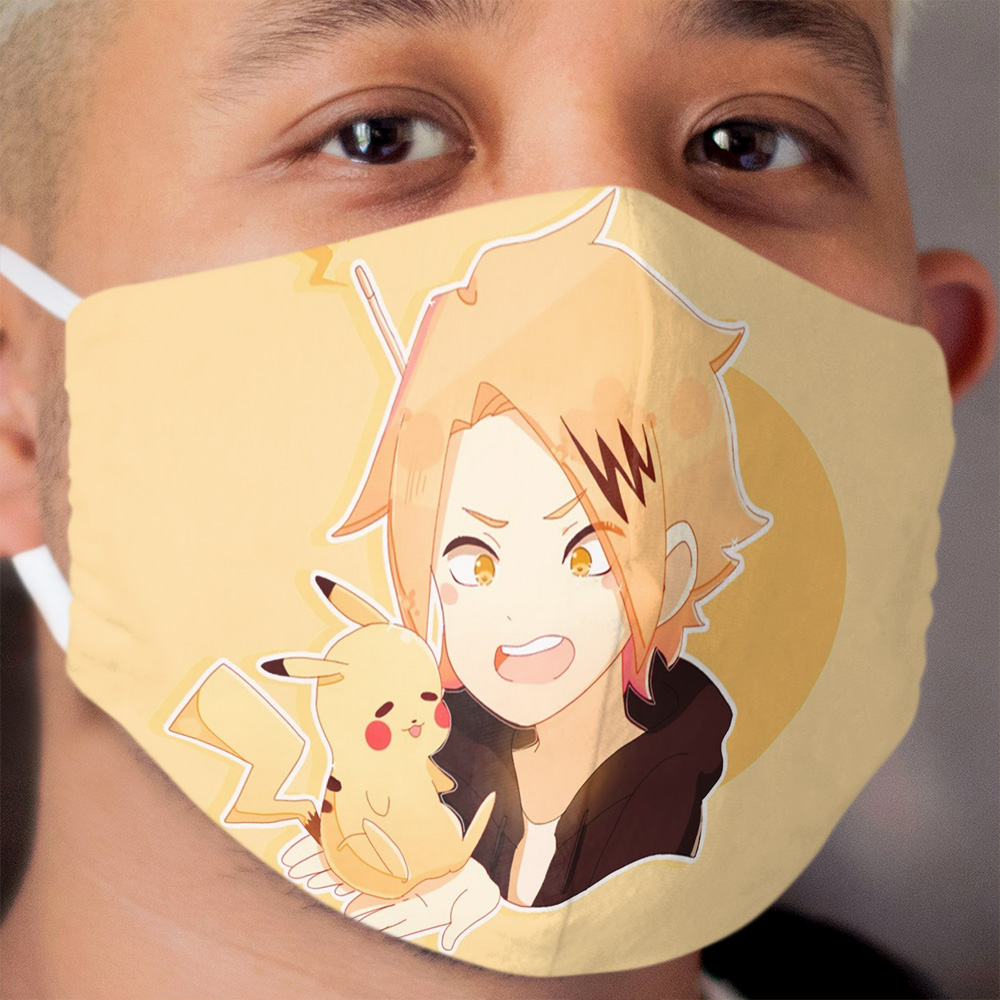 Cute Kaminari!! Cloth Face Mask