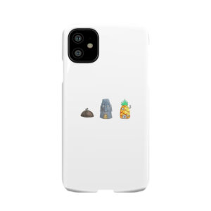 Cute Spongebob, Patrick, And Squidward Houses Phone Case