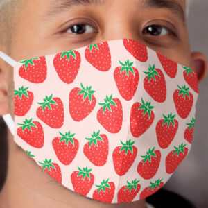Cute Strawberry Cloth Face Mask