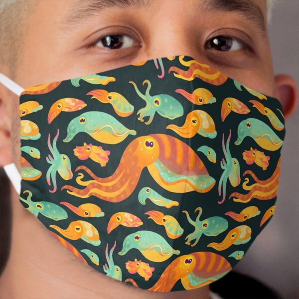 Cuttlefish - dark Cloth Face Mask