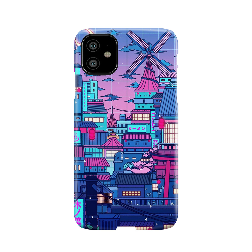 Cyberpunk Village Phone Case