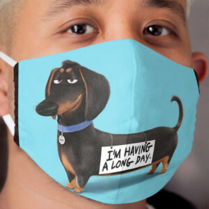 Dachshund Dog funny pupy Cloth Face Mask
