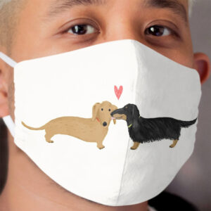 Dachshunds Love Cloth Face Mask