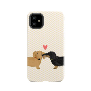 Dachshunds Love Tough Phone Case