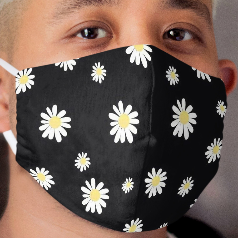 Daisy pattern Cloth Face Mask