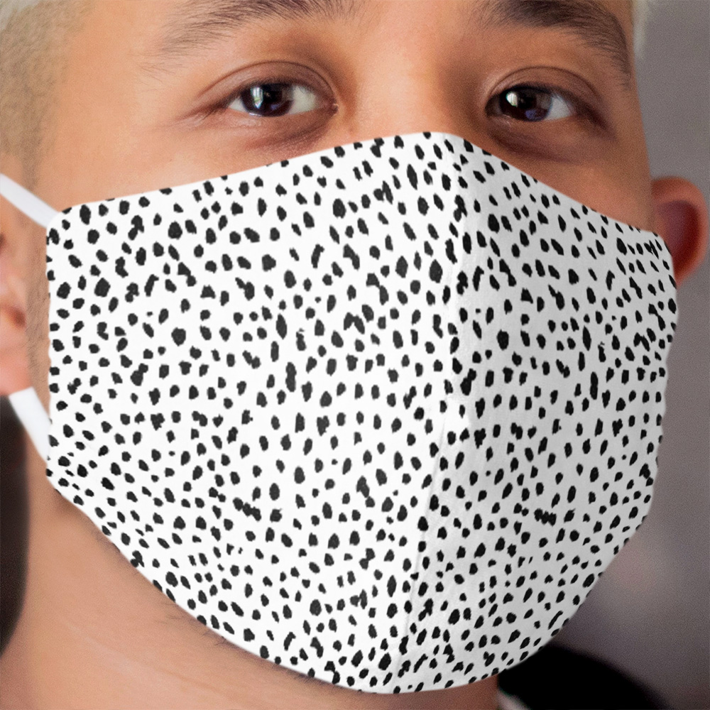 Dalmatian Dots Print Cloth Face Mask