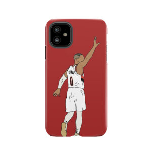 Damian Lillard Waves Goodbye Tough Phone Case
