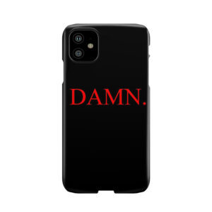 Damn. - Kendrick Lamar - Red/Black Phone Case