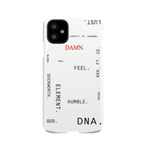 Damn. Text (Kendrick Lamar Album) Phone Case