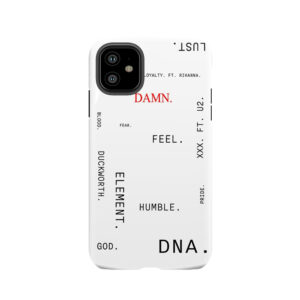 Damn. Text (Kendrick Lamar Album) Tough Phone Case