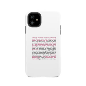 Damon And Elena's Fight Tough Phone Case