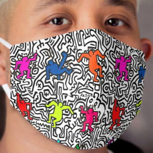 dancing colors Cloth Face Mask
