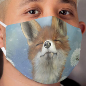 Dandelion fox Cloth Face Mask
