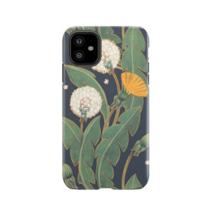 Dandelion Seamless Pattern Tough Phone Case