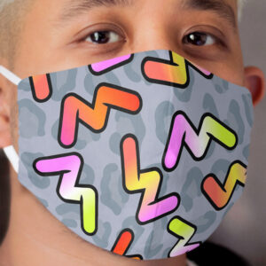 Daniel Ricciardo - Become Unstuck 90's pattern Cloth Face Mask