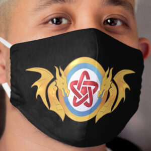 Danny Sexbang and Ninja Brian Logo Cloth Face Mask