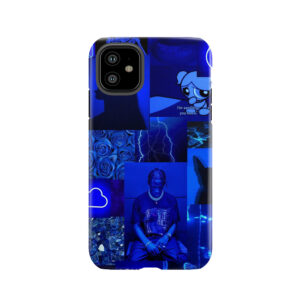 Dark Blue Aesthetic Collage Tough Phone Case