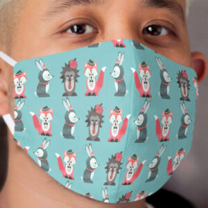 Dark Bunker Wallpaper Cloth Face Mask
