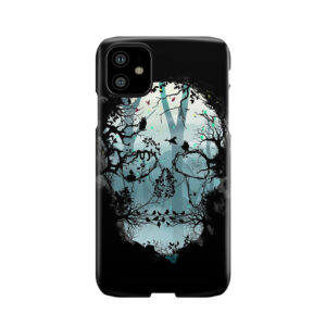 Dark Forest Skull Phone Case