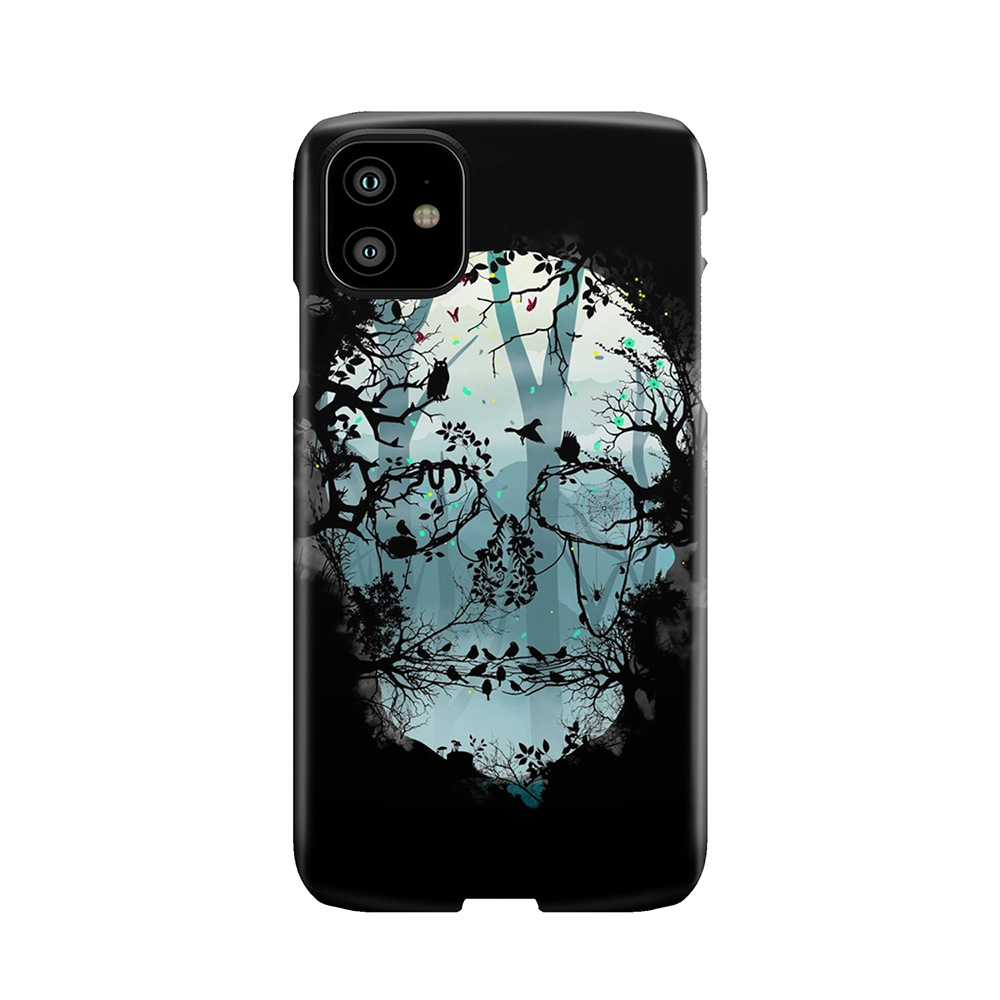 Dark Forest Skull Phone Case